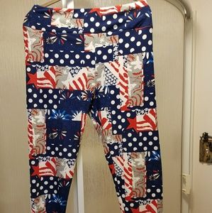 NWOT Lularoe Americana TC Leggings